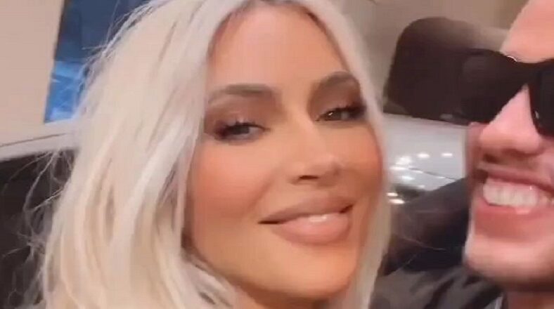 Kim Kardashian shares video kissing Pete Davidson after breakup rumors