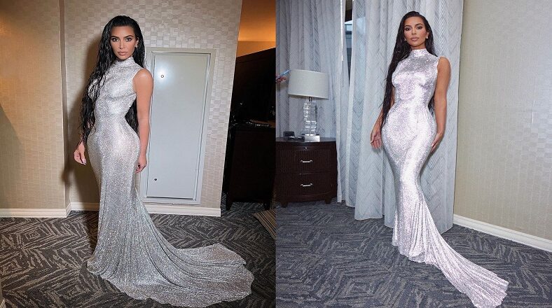 Kim Kardashian shows off slim figure at Correspondents' Dinner