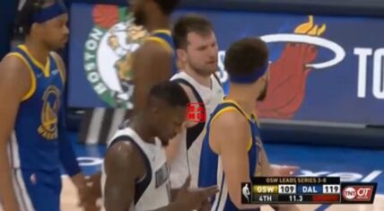 Klay Thompson trash talks Luka Doncic as Mavs win Game 4