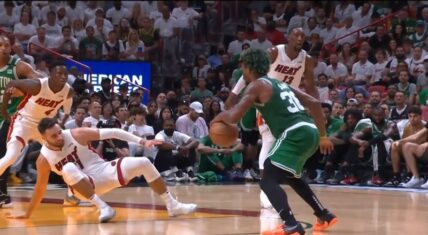 Marcus Smart breaks Max Strus' ankles