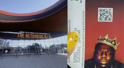 The Notorious BIG had fans waiting four hours on his metro cards