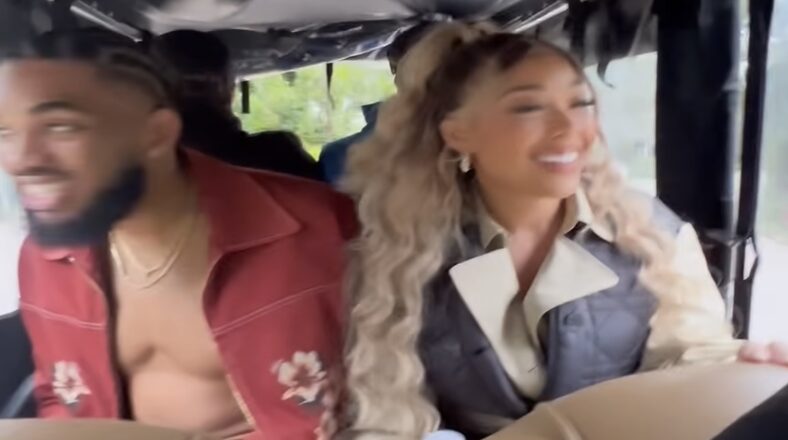 Karl Anthony-Towns takes Jordyn Woods on vacation for anniversary