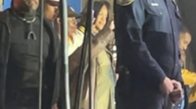 Rihanna goes to A$AP Rocky's concert at Smokers Club Festival