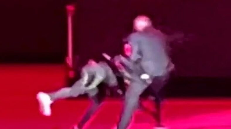 Fan tackles Dave Chappelle on stage during show in Los Angeles