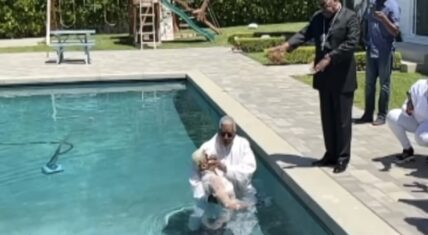 Blac Chyna gets baptized on her birthday