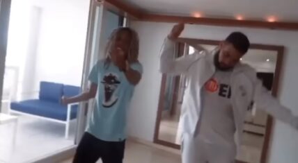 Drake and Lil Durk lookalikes remix "Laugh Now Cry Later" song