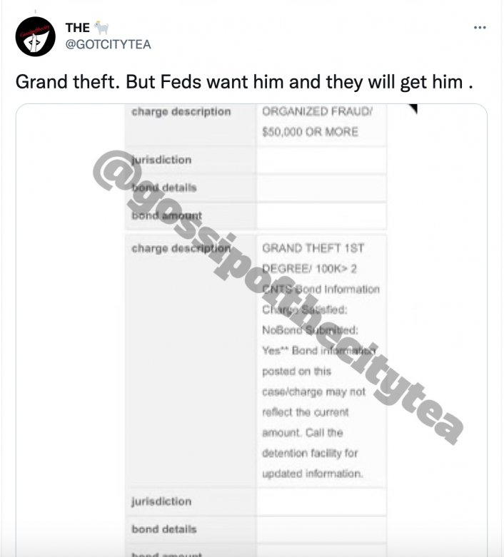 Lil Meech reportedly arrested on fraud and grand theft charges 