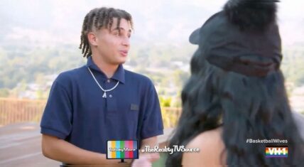 Angel Brinks talks to her son about his feelings about their family