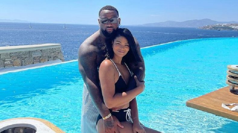 Chanel Iman shares vacation pics with Davon Godchaux from Greece