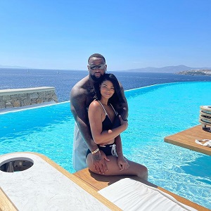Chanel Iman shares vacation pics with Davon Godchaux from Greece