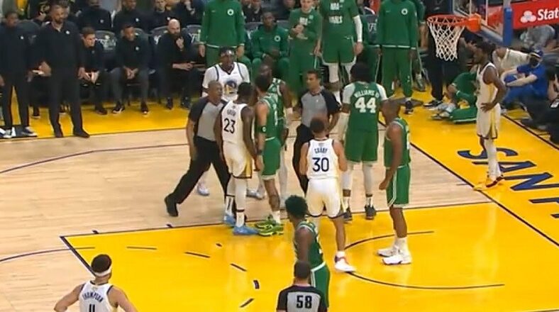 Draymond Green and Jayson Tatum nearly fight early in Game 2