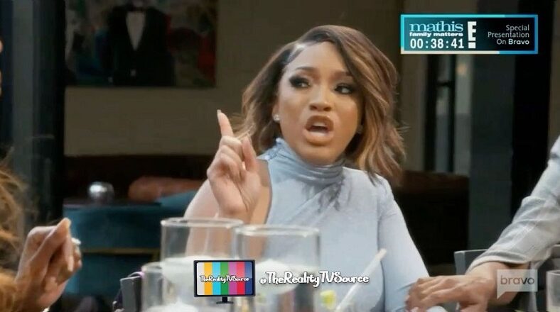 Drew Sidora and Sanya Richards-Ross almost fight on RHOA
