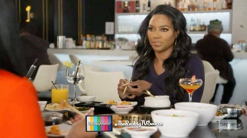 Drew Sidora tells Kenya Moore that Sanya has no mind of her own