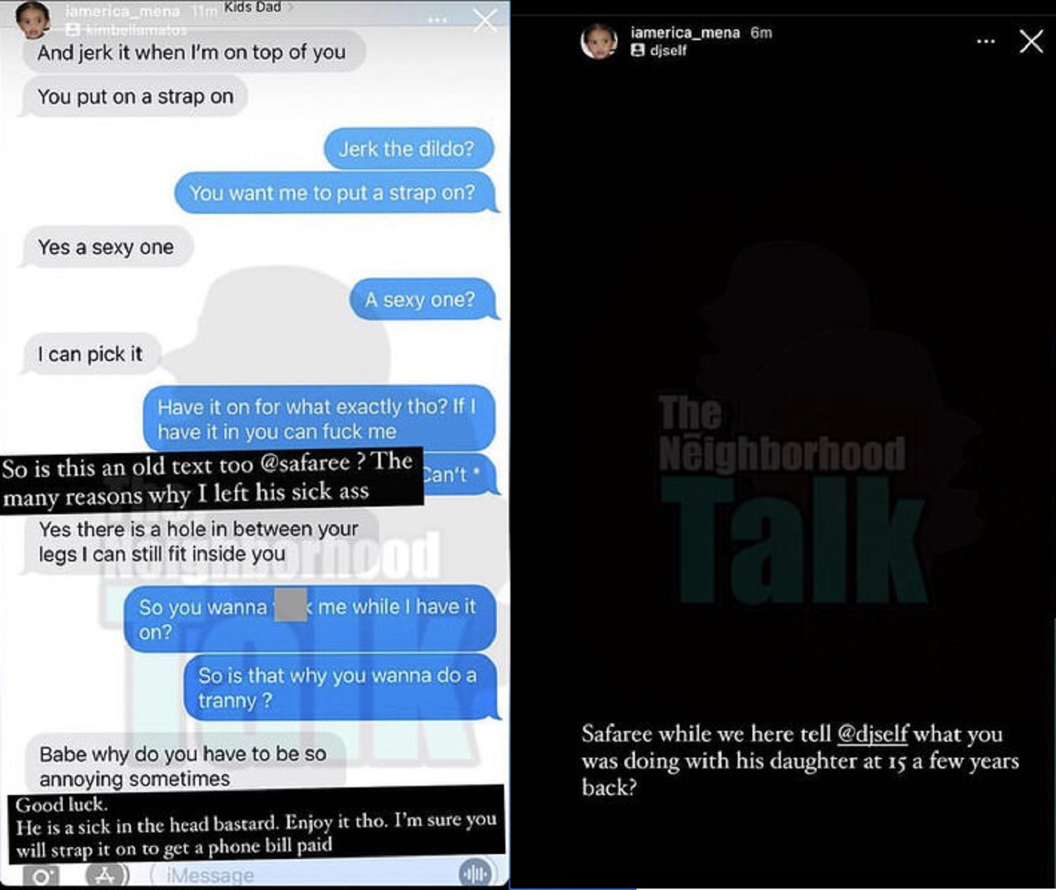 Erica Mena says Safaree messed with DJ Self's daughter at age 15