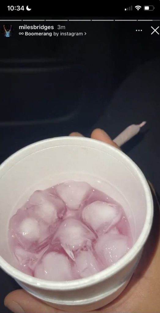 Charlotte Hornets' Miles Bridges denies drinking lean on Instagram