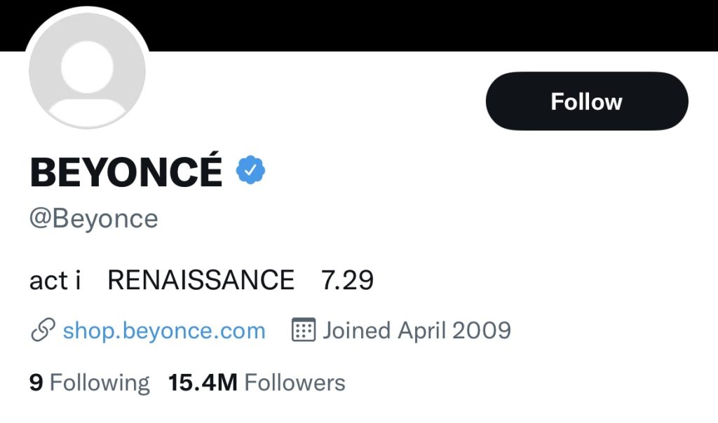 Beyoncé announces new single from upcoming "Renaissance" album 