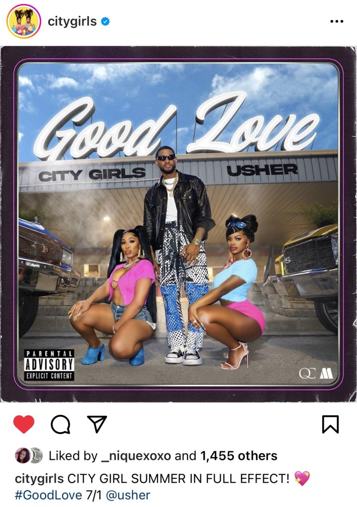 City Girls announce "Good Love" single with Usher