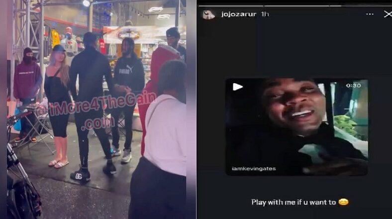 Jojo Zarur spotted out with Kevin Gates and posts him on her IG Story