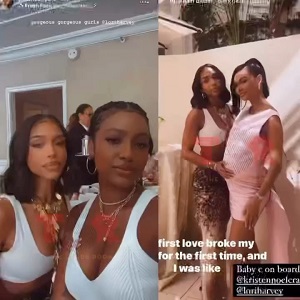 Lori Harvey shares video from baby shower after Michael B Jordan split