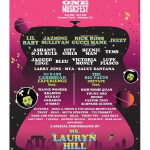 ONE Musicfest releases their 2022 lineup with special guest Lauryn Hill