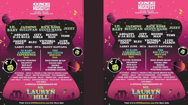 ONE Musicfest releases their 2022 lineup with special guest Lauryn Hill