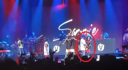 Pleasure P hilarious grinded on a woman who fell during Verzuz