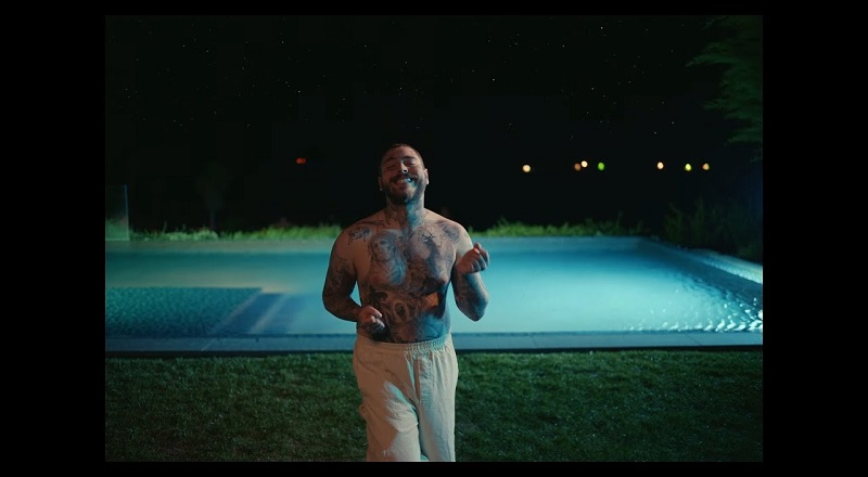 Post Malone has a wild party by himself in Insane video