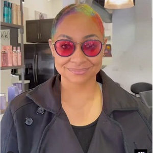Raven-Symone shows off rainbow hair for Pride Month