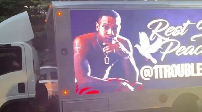 Trouble had his life celebrated with a candlelight vigil in Atlanta