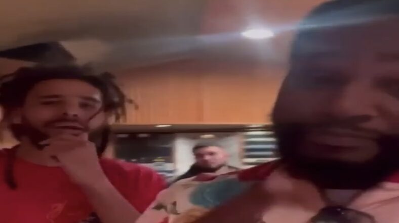 J. Cole and Cam'ron tease collaboration in the studio