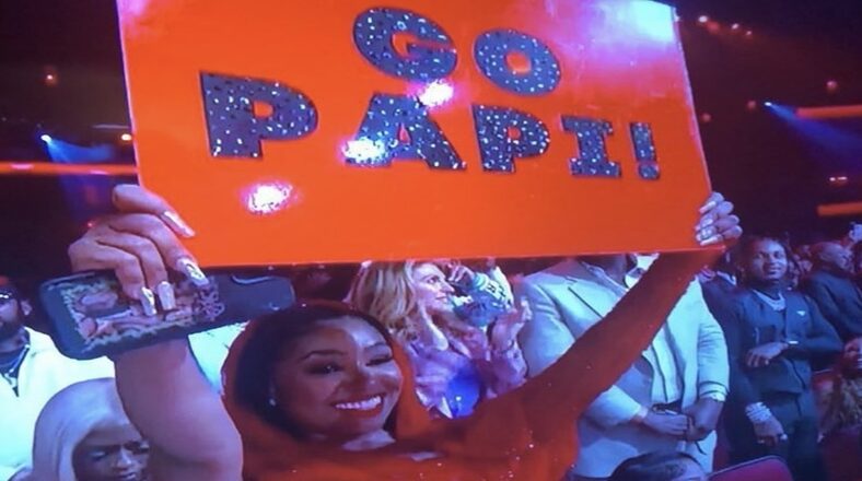 Diddy thanks Yung Miami for "Go Papi" sign shown at BET Awards