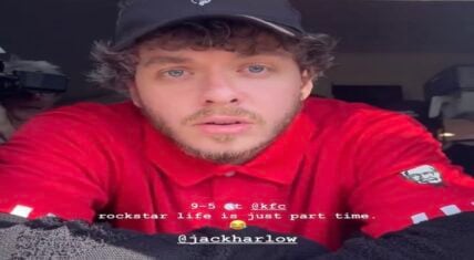 Jack Harlow works at KFC drive-thru to promote his Jack Harlow Meal
