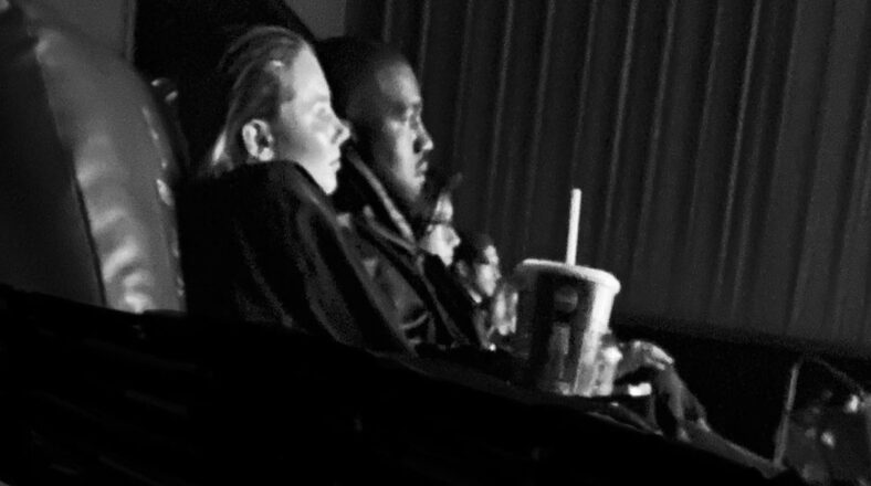 Kanye West goes to movies with Only Fans model Monica Corgan