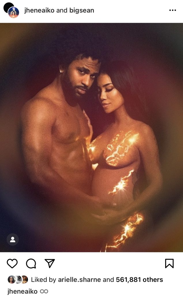 Big Sean and Jhené Aiko post new maternity photo