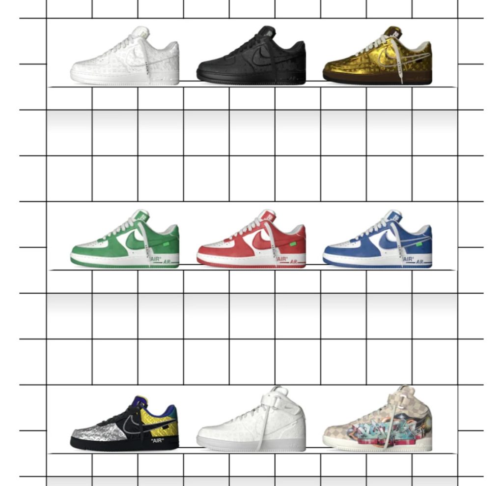Nike Air Force 1 x Louis Vuitton collection coming July 19