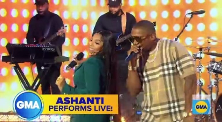 Ashanti performs 2000s hits with Ja Rule on Good Morning America