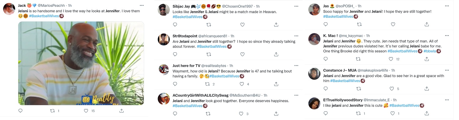 Basketball Wives fans are happy Jennifer is dating Jelani