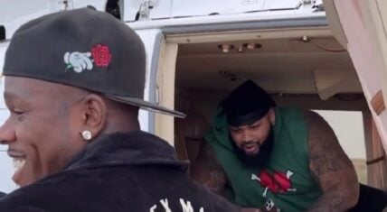DaBaby had to talk his scared bodyguard into getting on a helicopter