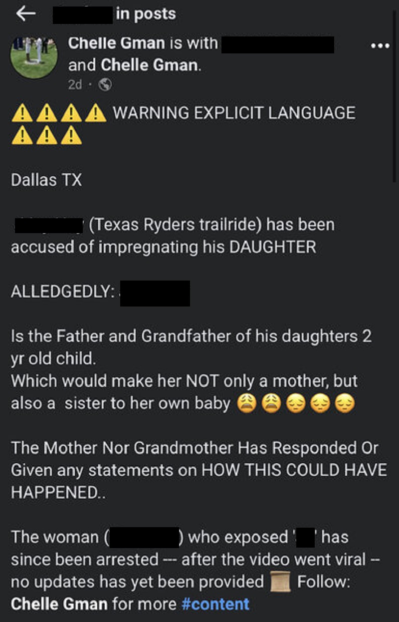Dallas man accused of getting his daughter pregnant