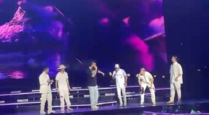 Drake performed with Backstreet Boys in Toronto