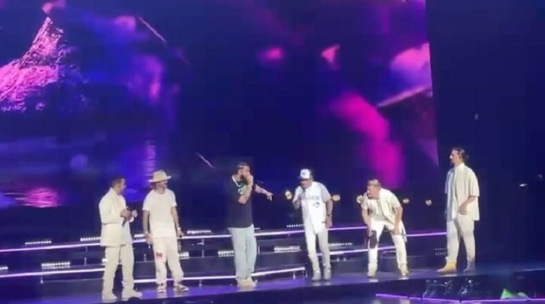 Drake performed with Backstreet Boys in Toronto