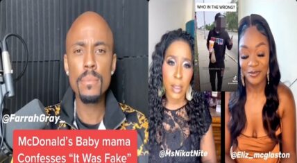Eliz McGlaston admits the McDonalds baby mama video was fake