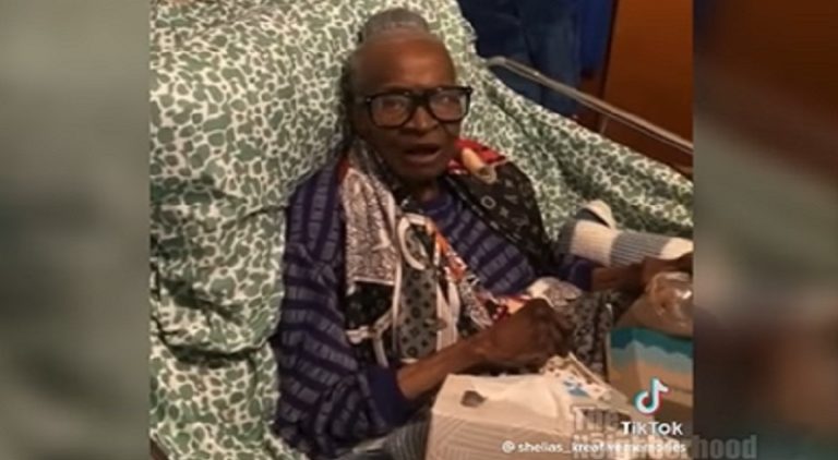 Grandma Holla updates fans from hospital and is still talking trash