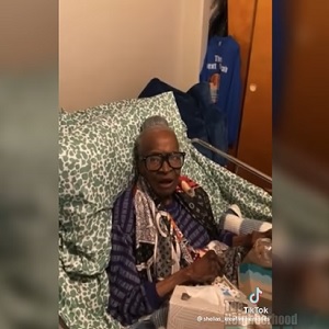Grandma Holla updates fans from hospital and is still talking trash