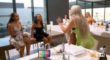 Nia and Noria get into a fight with Duffey and Brooke