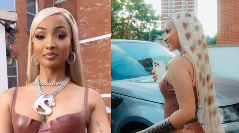Shenseea shows off her leopard print hair