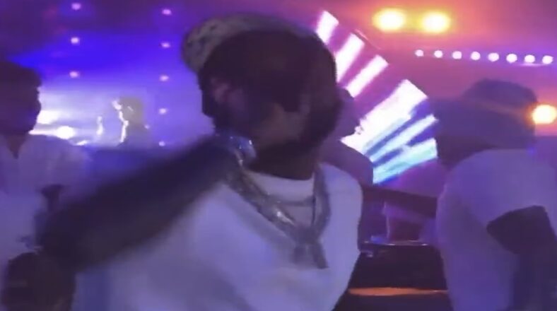 Meek Mill, Drake and Lil Baby perform at Michael Rubin's party