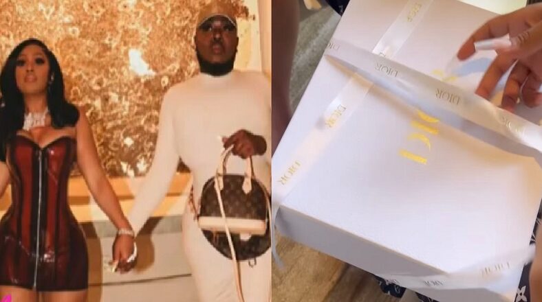 Yung Miami reveals Saucy Santana bought her a Dior bag