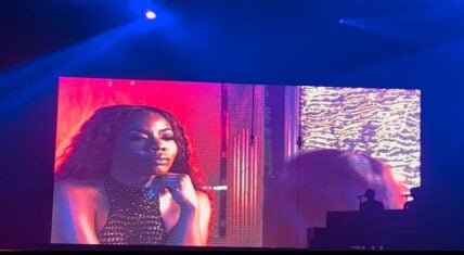 Brandee Evans of P-Valley danced with Teyana Taylor