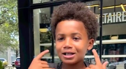 DaBaby gives a kid $200 after he raps for him